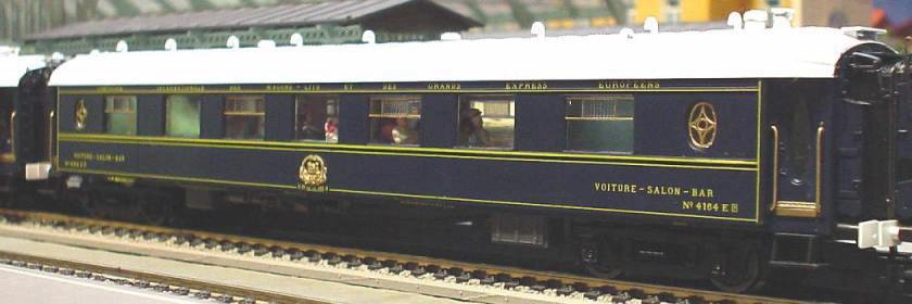 CIWLワゴン・リの列車＜No，1＞プルマン車、食堂車〜鉄道模型