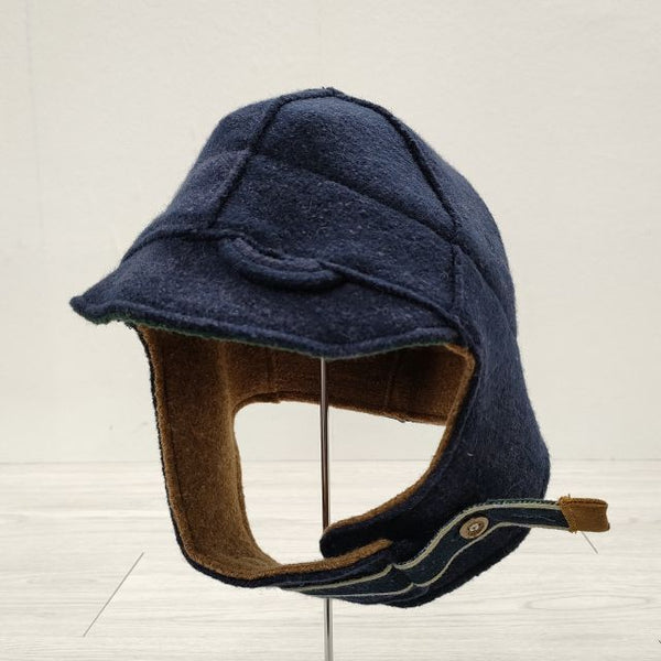 45R/45rpm 縮絨のシーマンズキャップ 定価20900円 ウール 耳当て付き