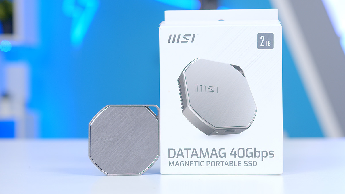 MSI DATAMAG 40Gbps External SSD Review - GeekaWhat
