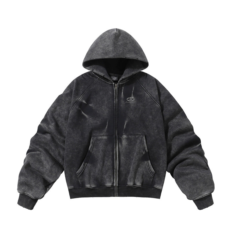 HEAVY WASHED ZIP HOODIE – GEEK