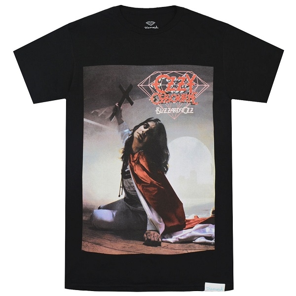 OZZY OSBOURNE × DIAMOND SUPPLY CO. Blizzard Of Ozz Tシャツ BLACK
