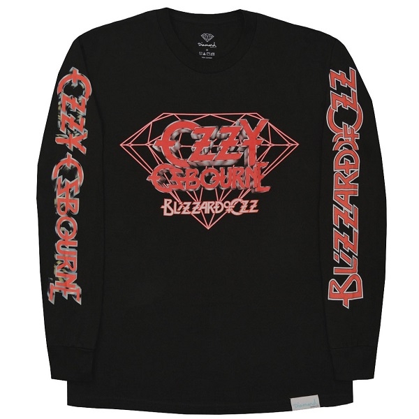 OZZY OSBOURNE × DIAMOND SUPPLY CO. Blizzard Of Ozz ロングスリーブT