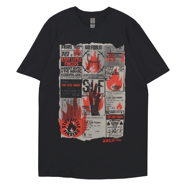 STIFF LITTLE FINGERS Flyer Tシャツ | GEEKHEAD