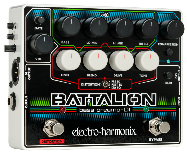 レビュー】Electro-Harmonix BATTALION エレハモが新たなベース