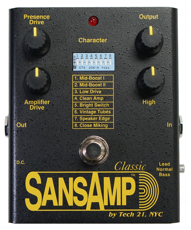 Tech 21がSANSAMP Classicを復刻 - Geek IN Box