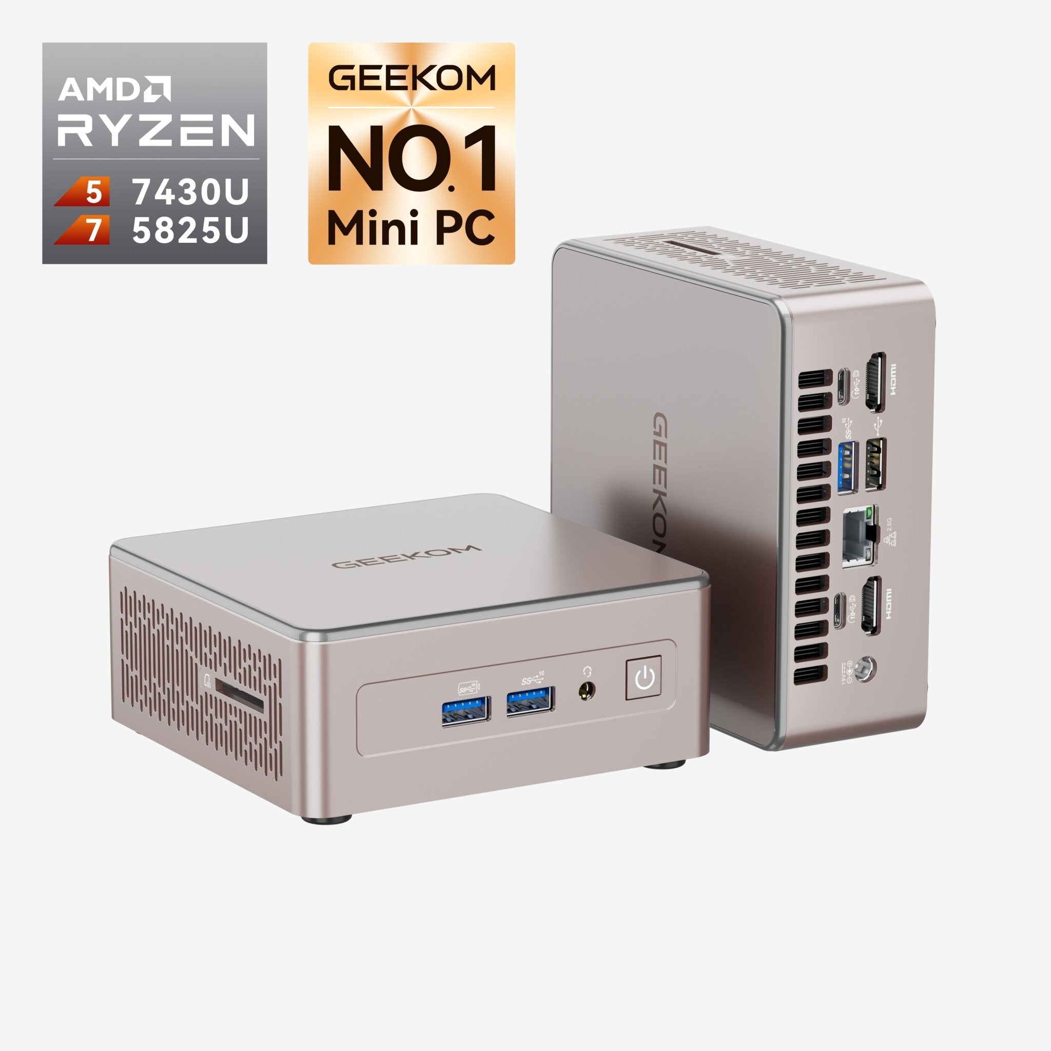 日本限定 GEEKOM A5 2026エディション ミニPC AMD Ryzen R5-7430U/R7