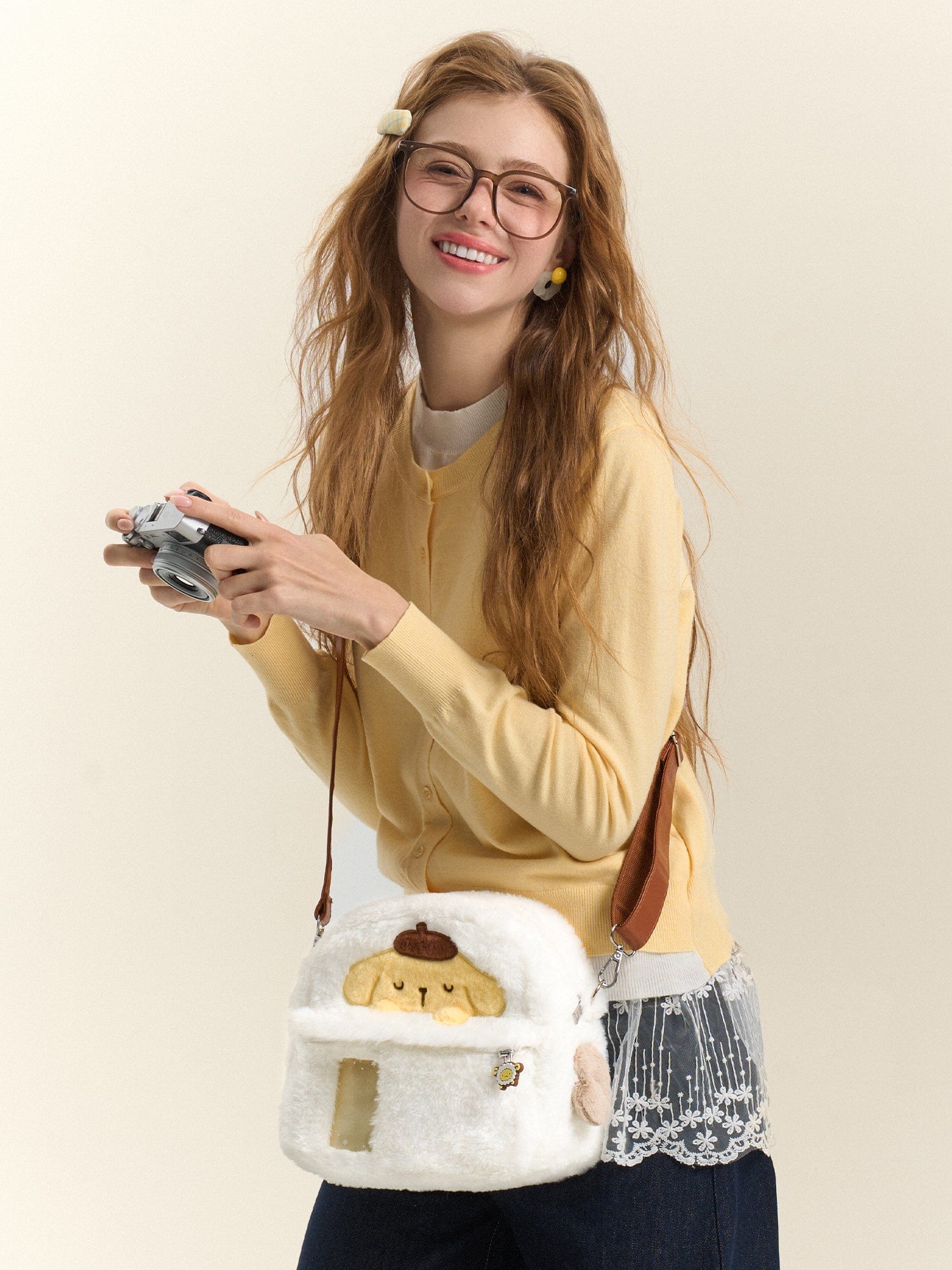 Pompompurin Plush Camera Carrying Bag – GeekShare