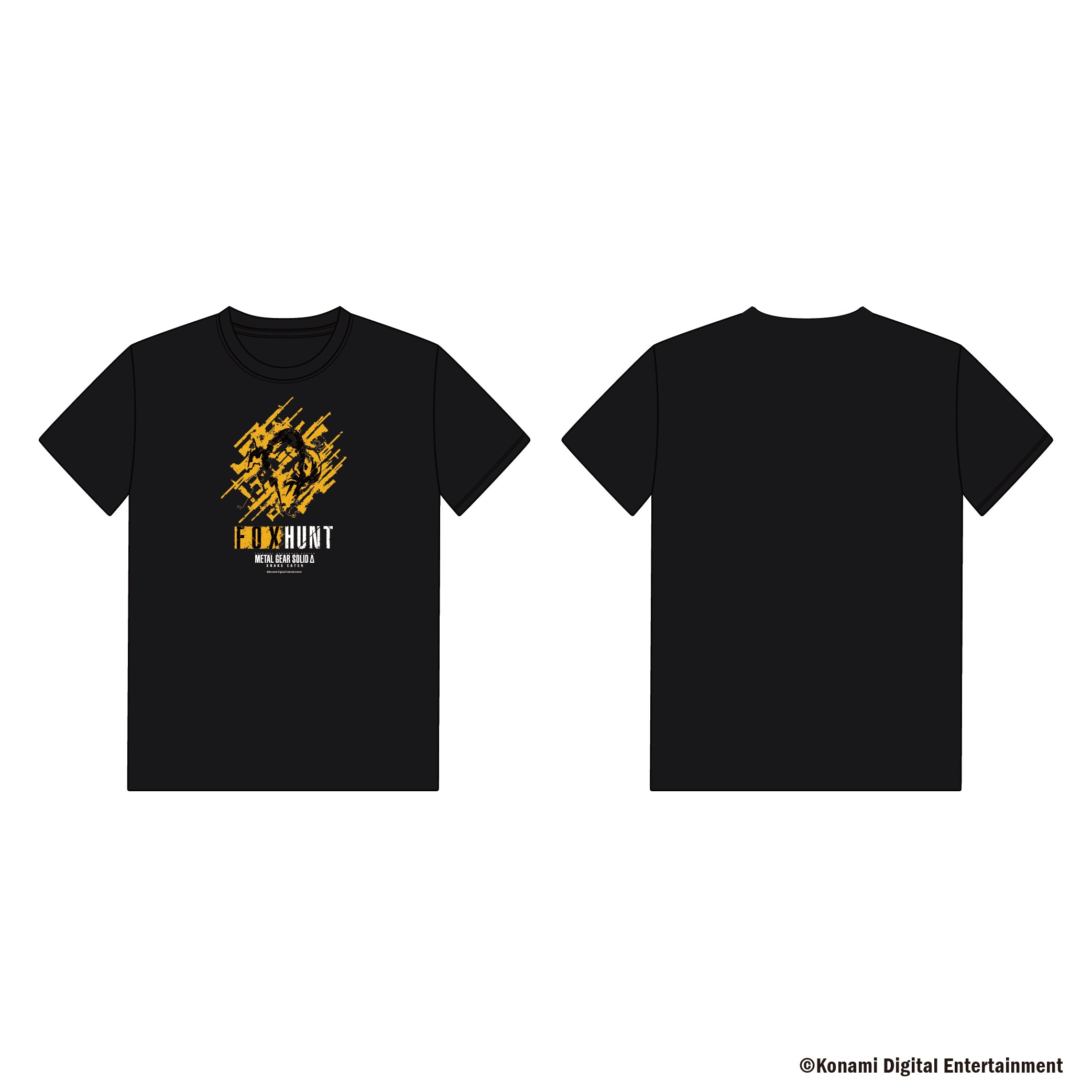 METAL GEAR SOLID Δ: SNAKE EATER FOX HUNT Tシャツ（ブラック