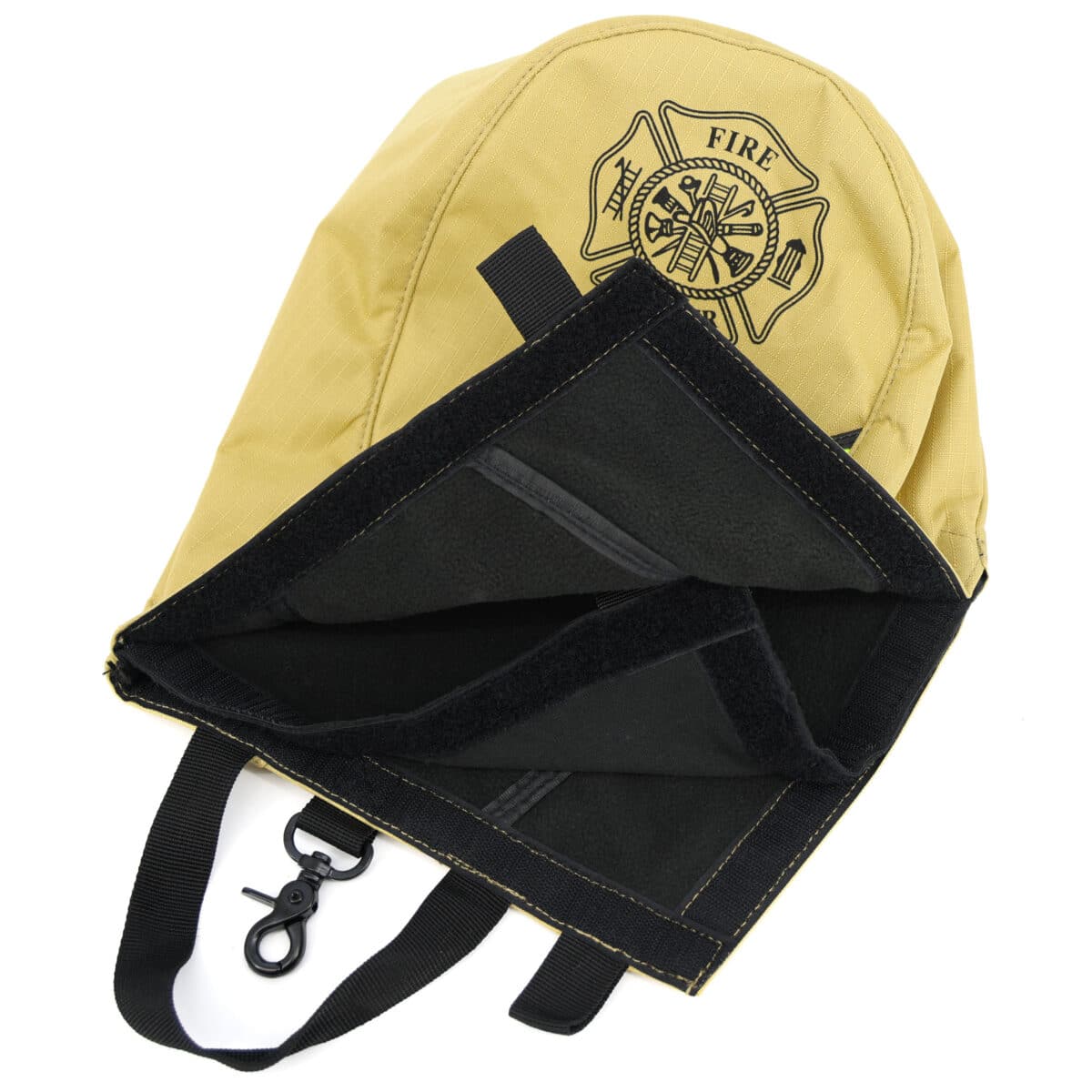 Dual Compartment Fleece Lined SCBA Mask Bag w/ Ripstop Nylon