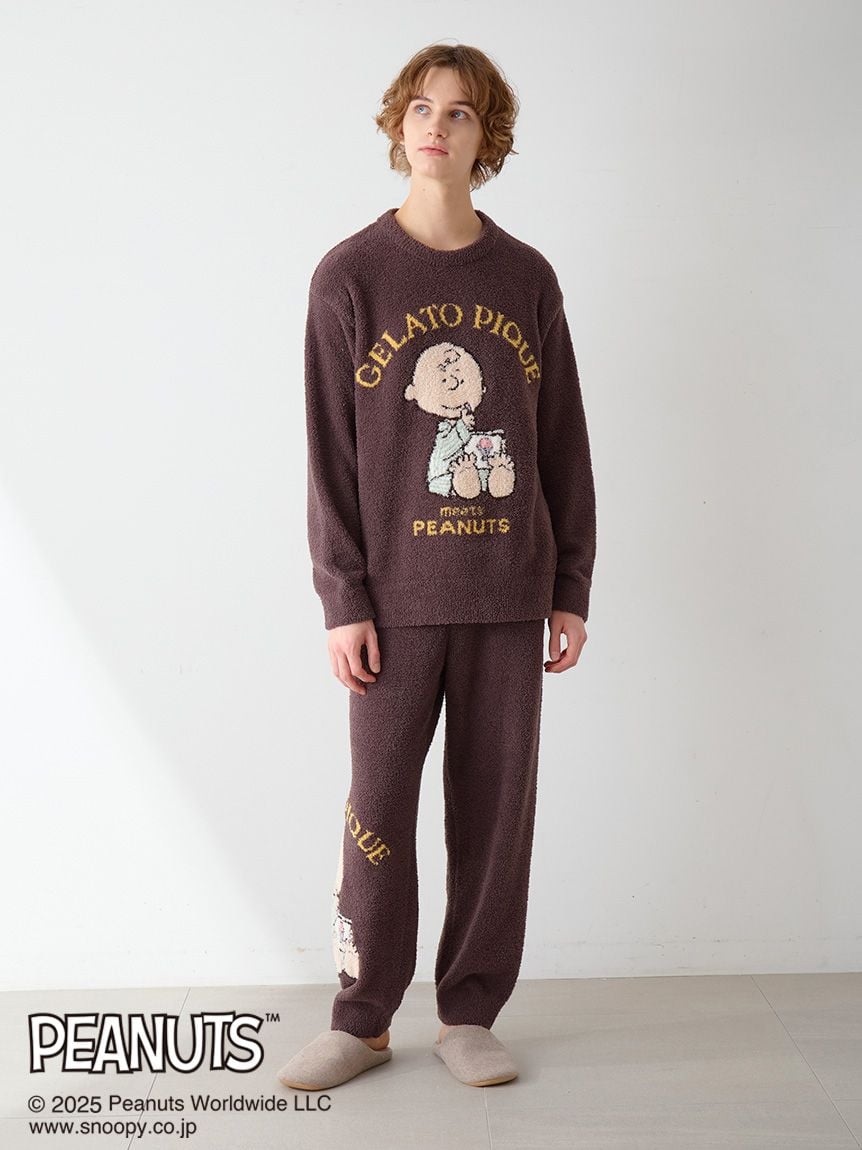 PEANUTS] [MENS] Original Art Jacquard Pullover
