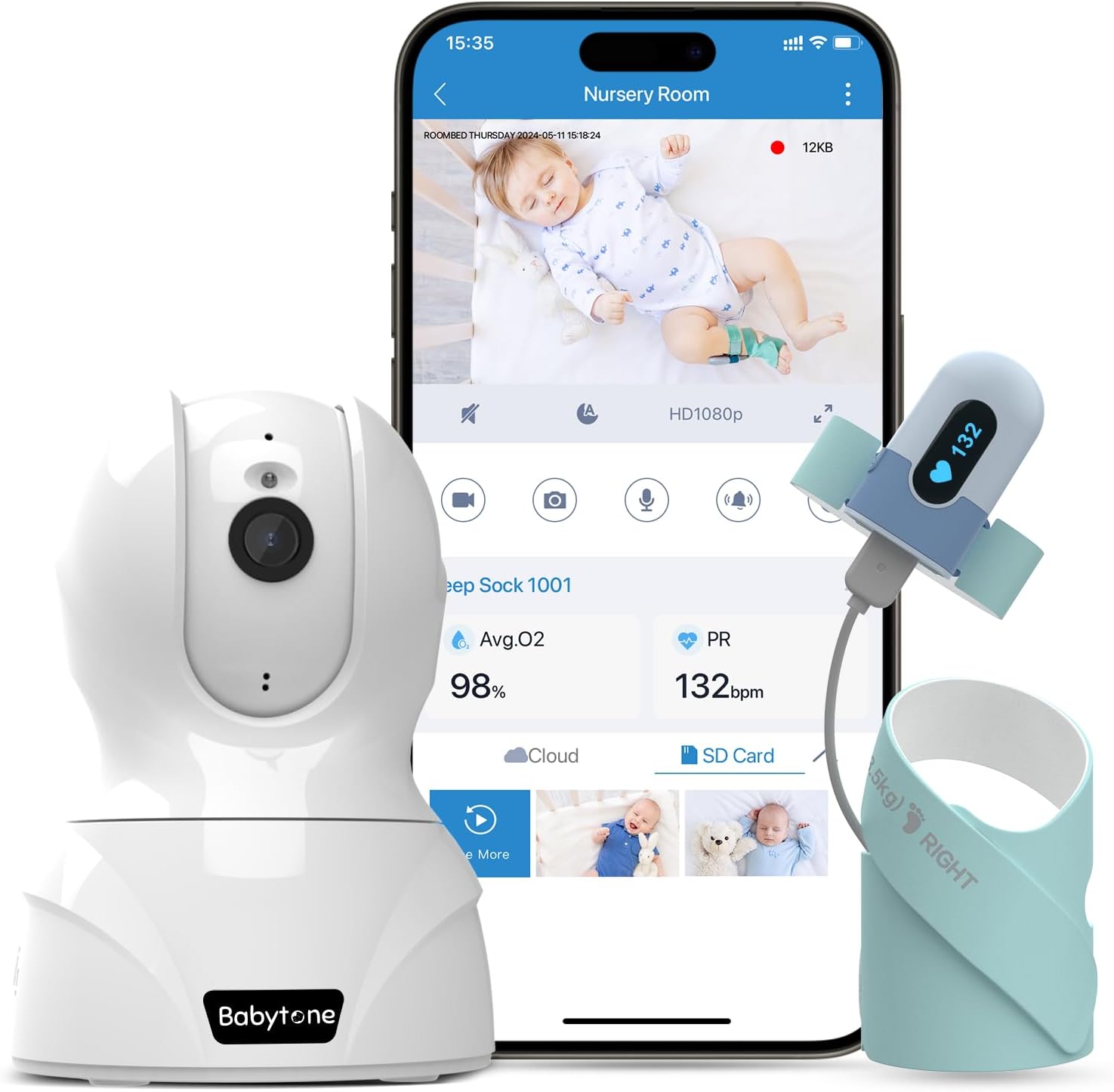 826 Indoor Camera - Smart Baby Monitor – Babytone
