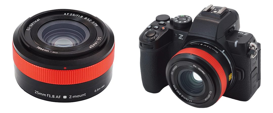 AF対応で実売約2万円！ 小さくて明るい「SG-image AF 25mm F1.8」に