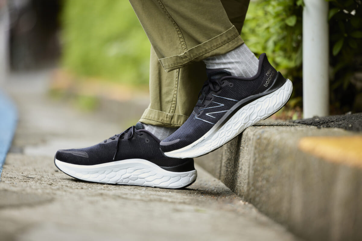 ニューバランス「Fresh Foam X Kaiha v1」。このクッショニング