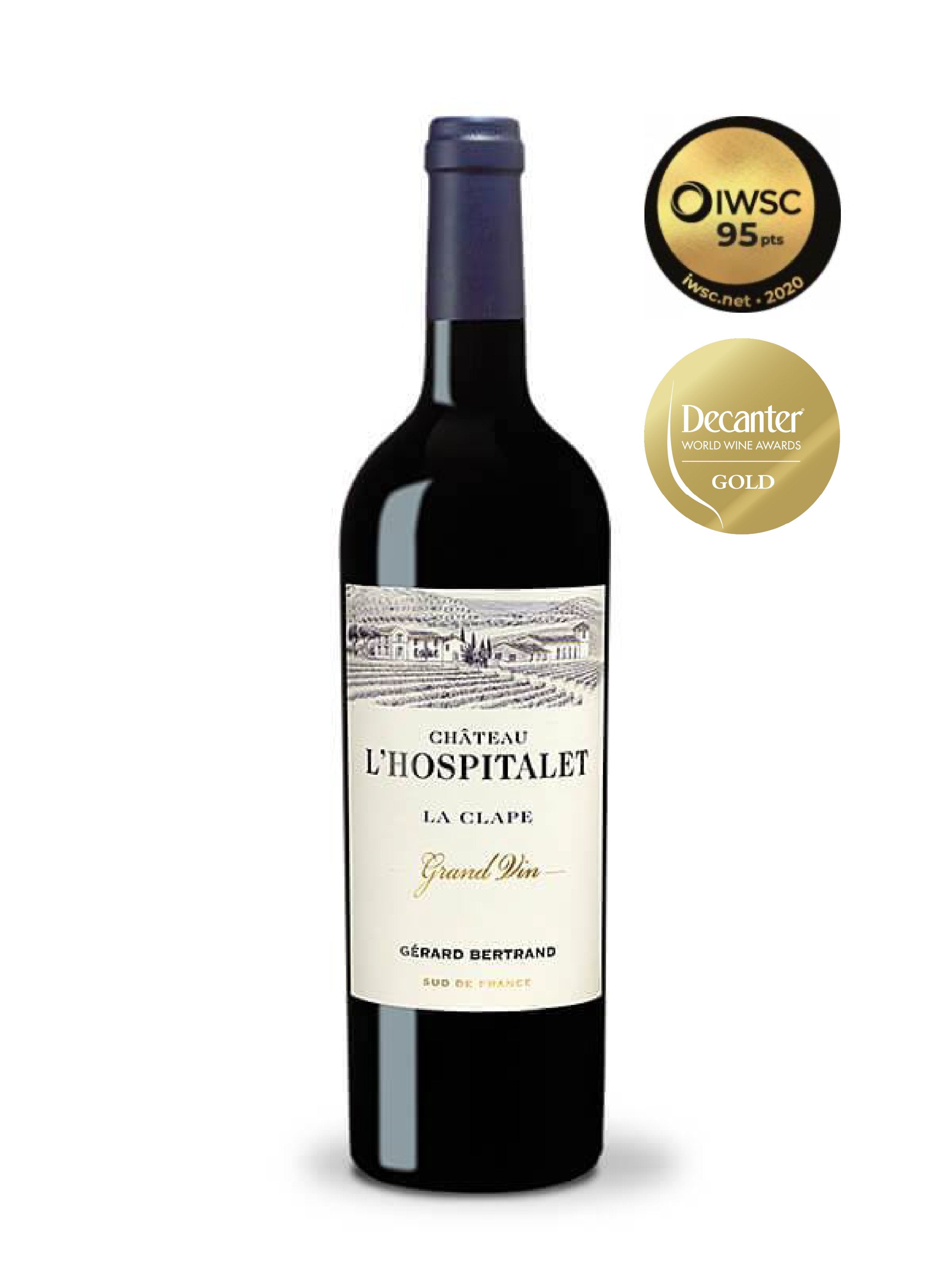 Château L'Hospitalet Grand Vin red wine Gérard Bertrand
