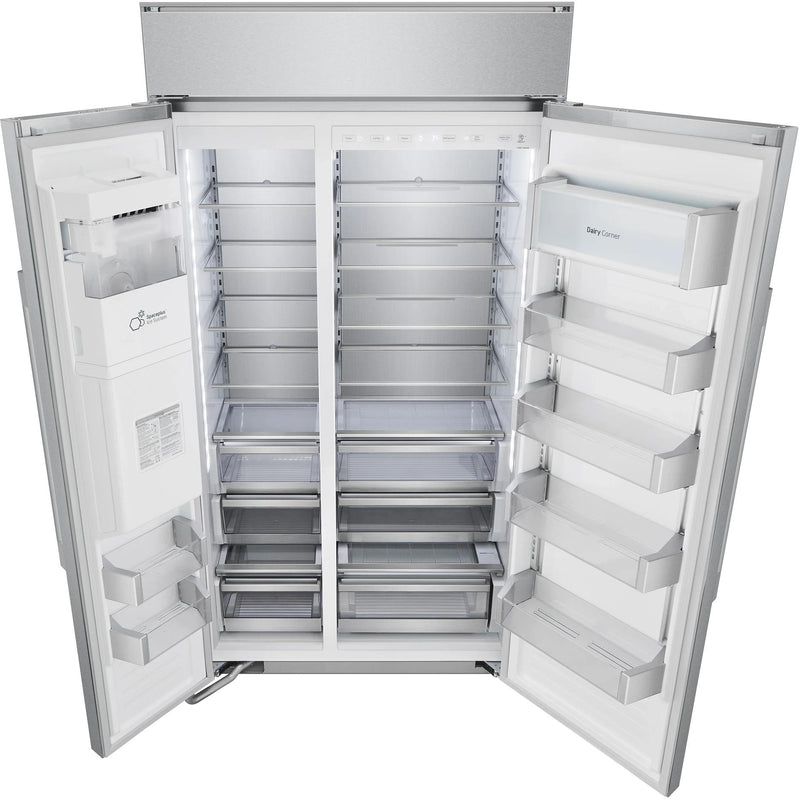 Signature Kitchen Suite 42-inch, 25.6 cu. ft. Built-in Side-by-Side Re