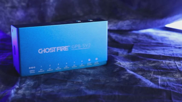 Ghost FIRE GP8-SV2 完全絶縁型 8 出力ペダル電源 + 5V USB ポート
