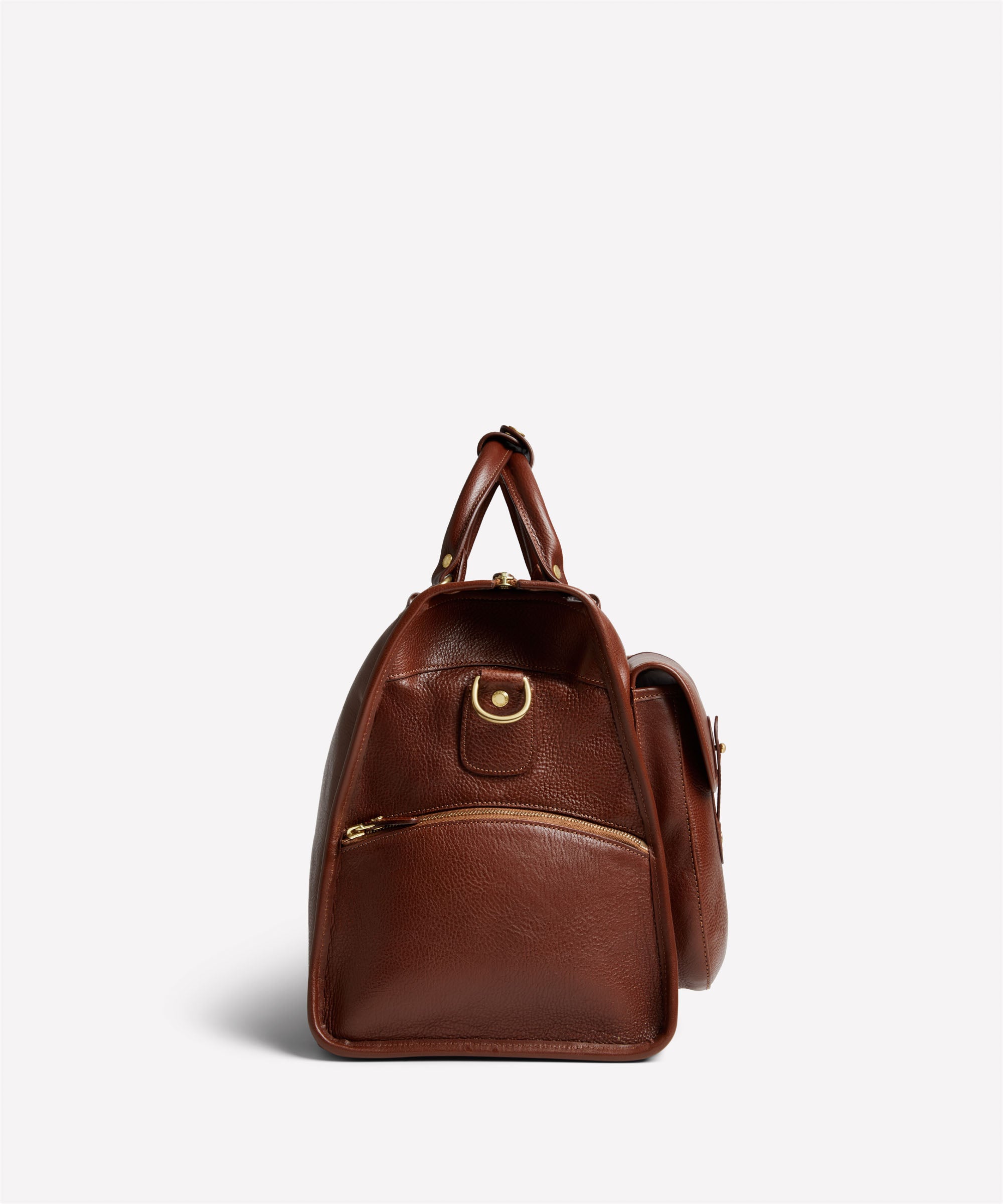 Express No. 2 | Vintage Chestnut Leather Duffle Bag | Ghurka
