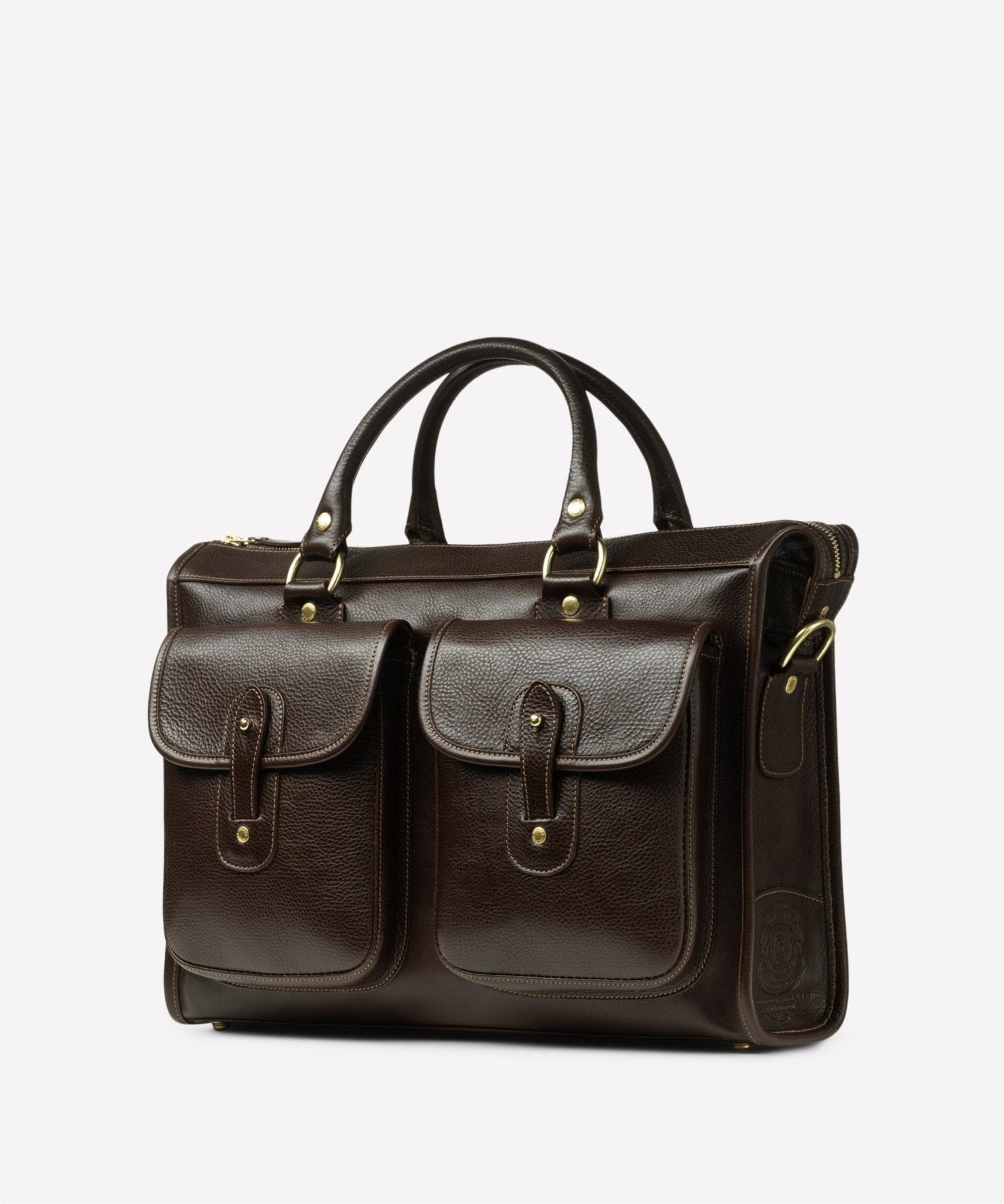 Examiner No. 5 | Vintage Walnut Leather Briefcase | Iconic Ghurka