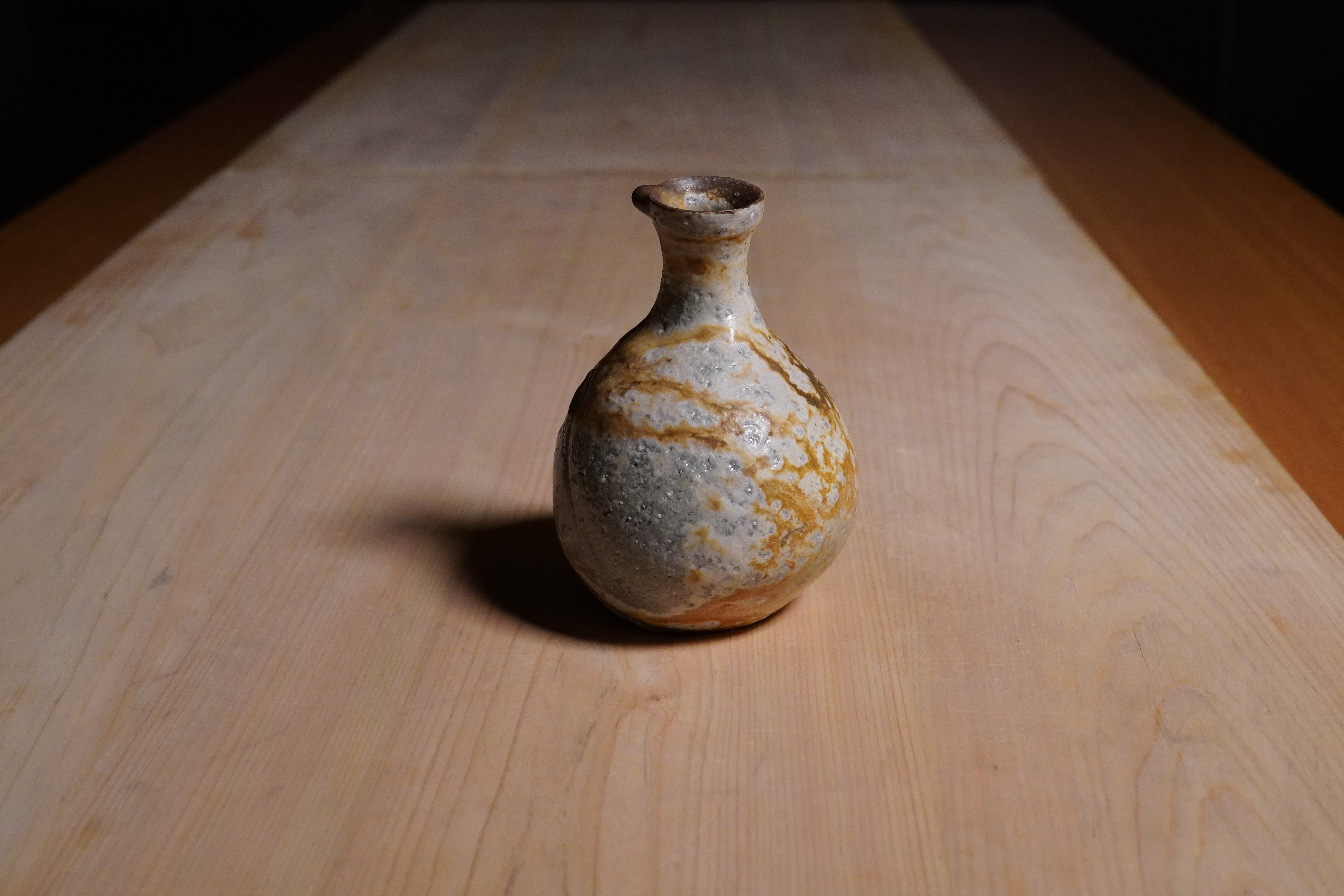 細川 敬弘 灰被り徳利 鎬ぐい呑セット