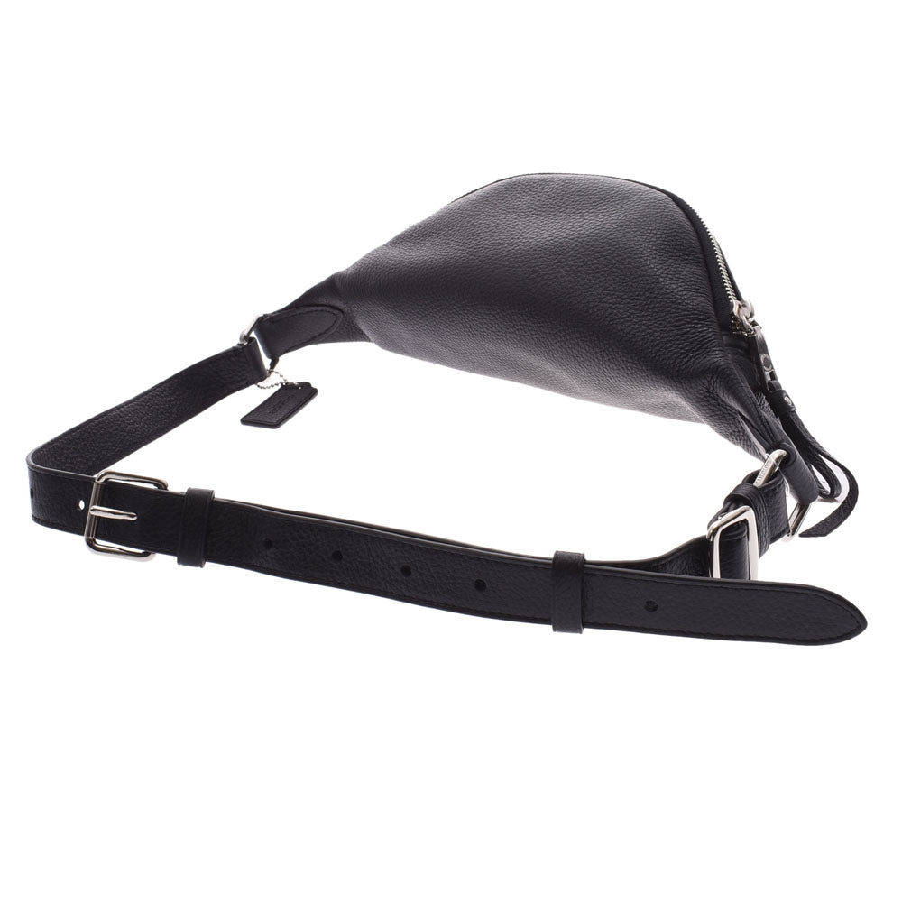 コーチボディバッグ スタッズ 黒 ユニセックス ウエストバッグ F88875