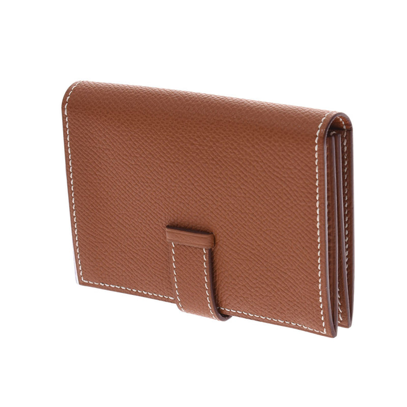 エルメスベアン カードケース ゴールド ゴールド金具 □J刻印(2006年頃