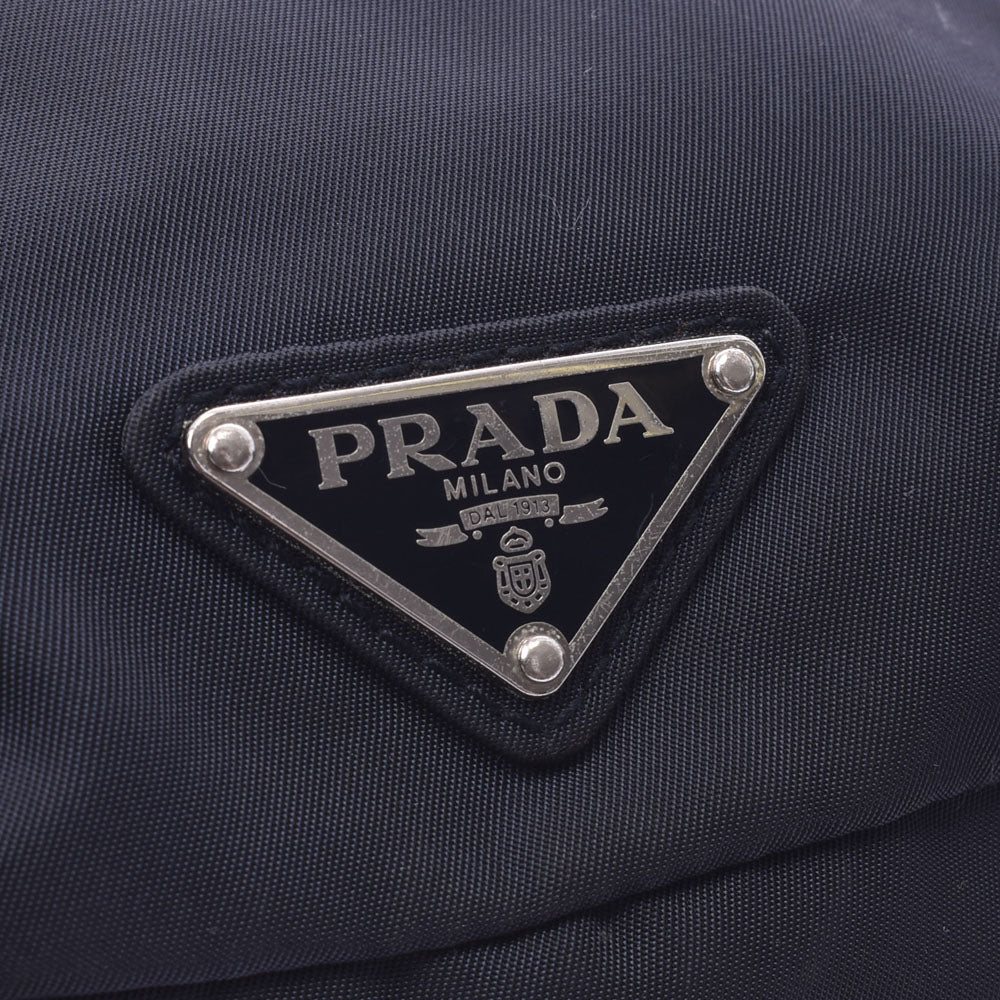 プラダウエストポーチ 紺 メンズ ナイロン ウエストバッグ 2VL056