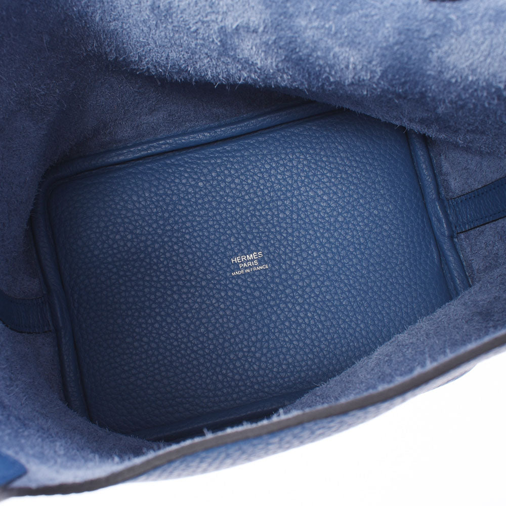 エルメスピコタンロック PM ブルーアガット シルバー金具 X刻印(2016