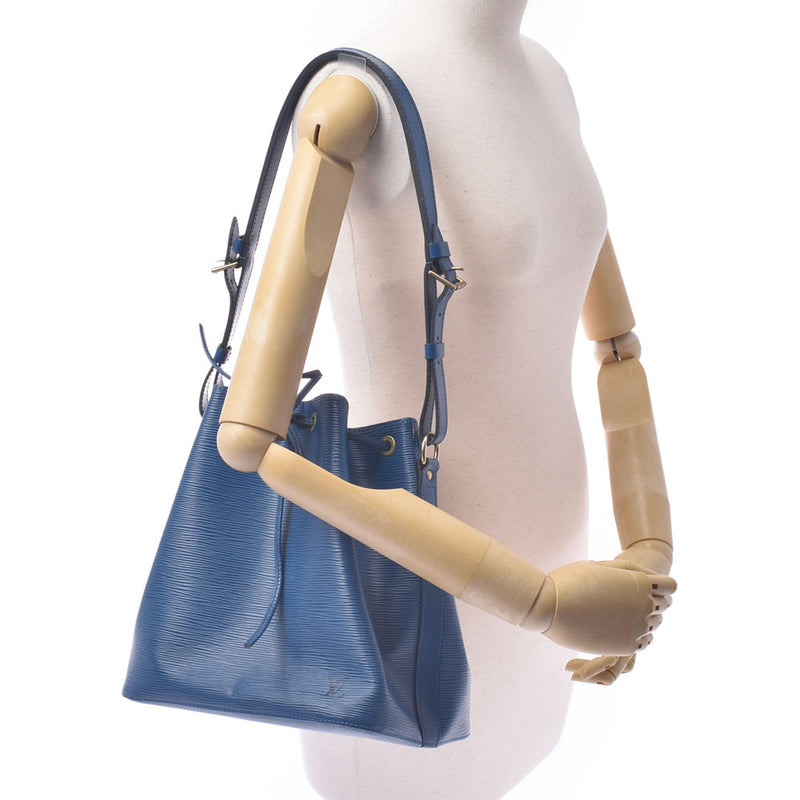 ルイヴィトンプチノエ 14127 青 ユニセックス エピレザー ショルダー