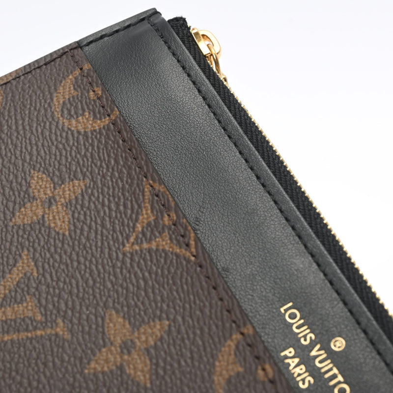 ルイヴィトンスリム パース 14145 ブラウン/ブラック レディース