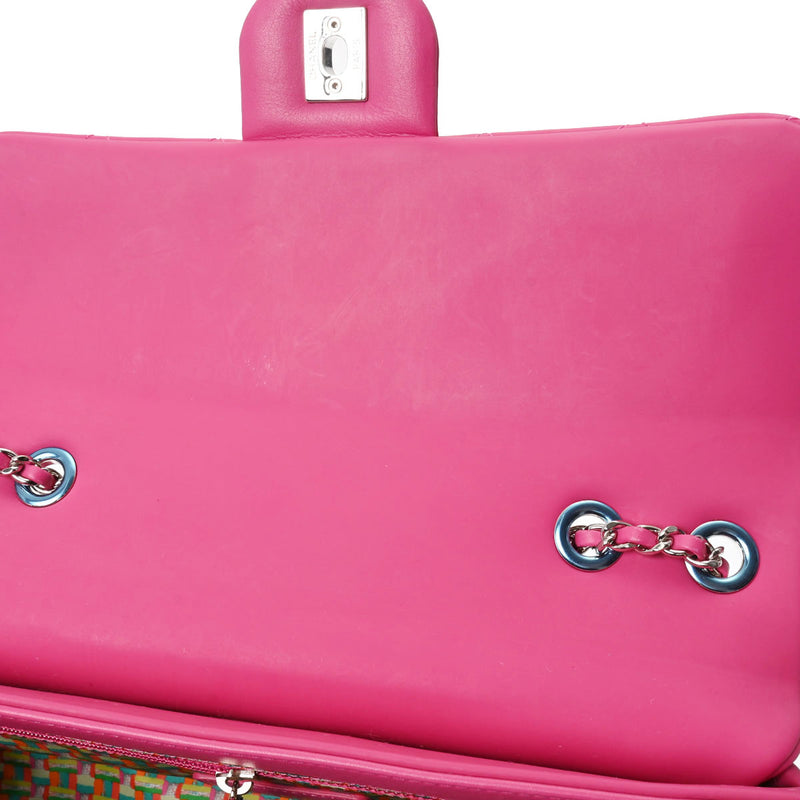 シャネルココレイン チェーンショルダー 25cm 42976 ピンク シルバー