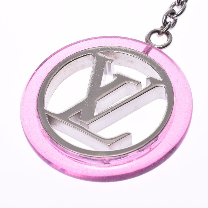 ルイヴィトンポルトクレ カラーライン ストラス ピンク/赤 シルバー