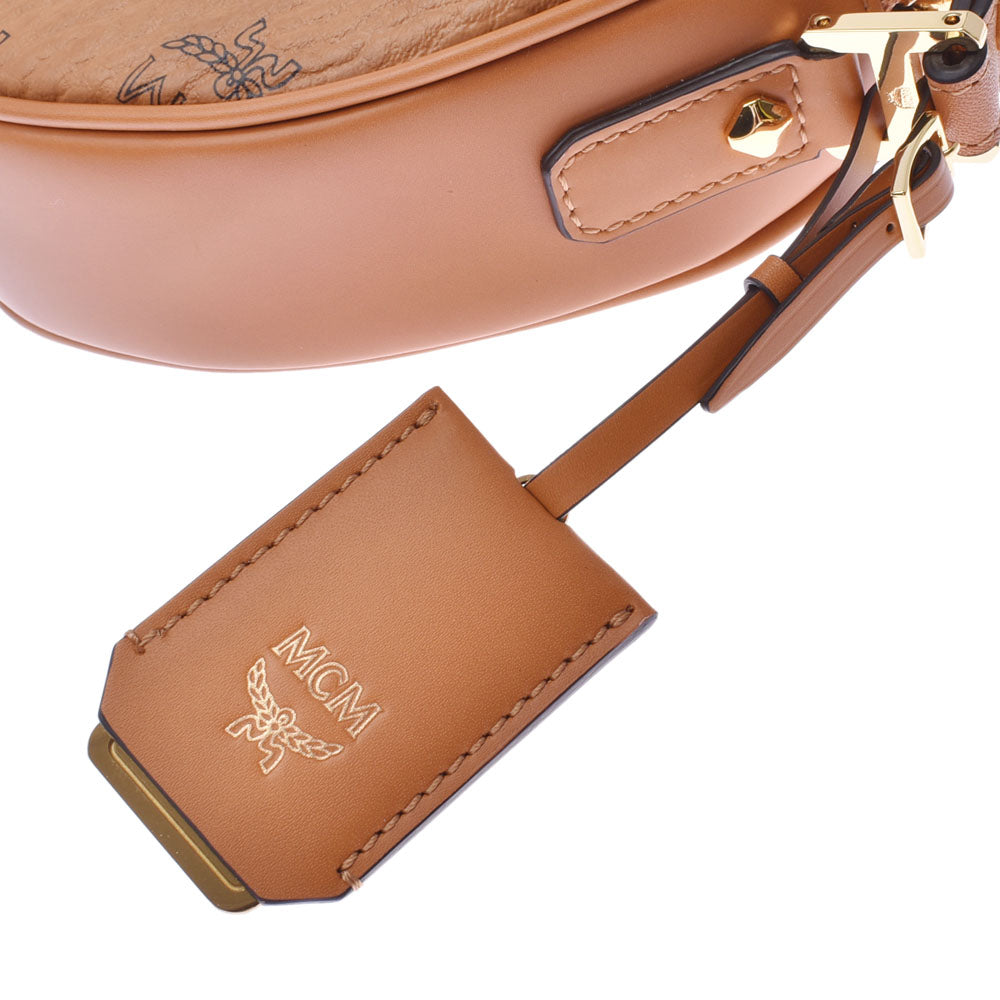 エムシーエムヘリテージ ヴィセトスタンバリンバッグ コニャック