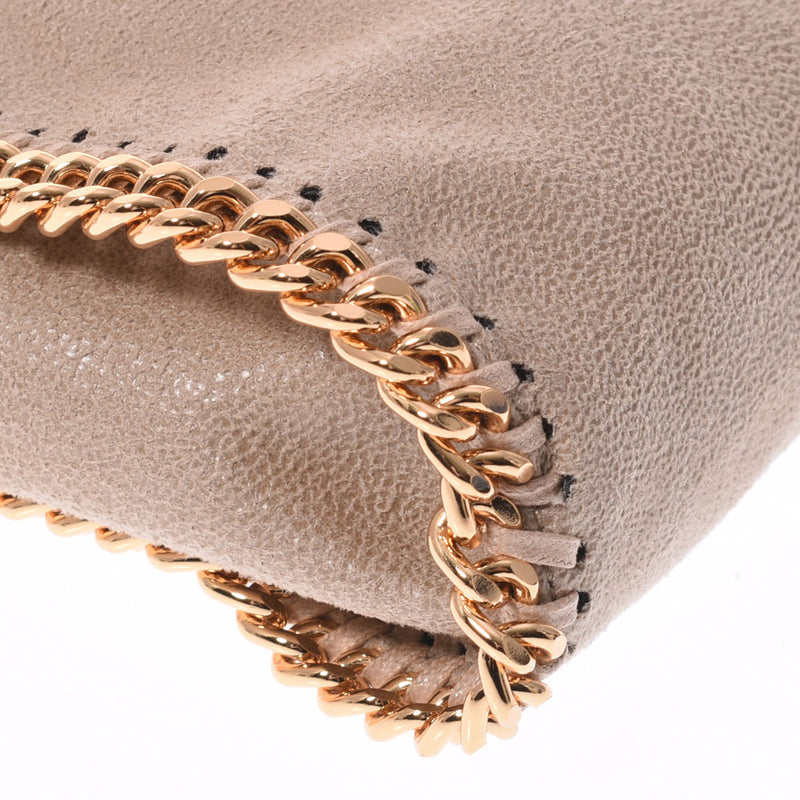 ステラマッカートニーファラベラ タイニートート ベージュ ゴールド