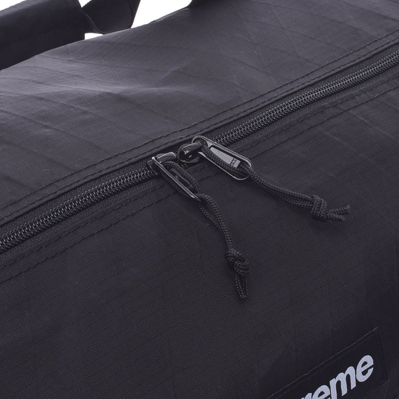 シュプリームDUFFLE BAG 18FW ダッフルバッグ ボストンバッグ 黒 ユニ