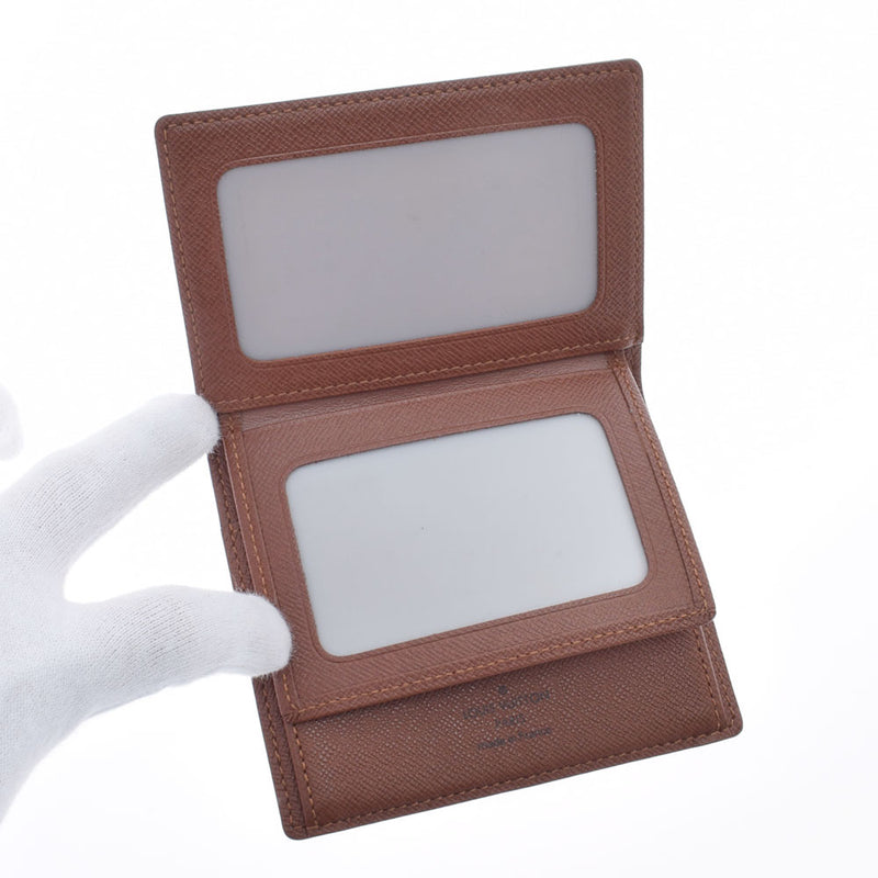 ルイヴィトンジャポンサンガプール パスケース 14145 ブラウン