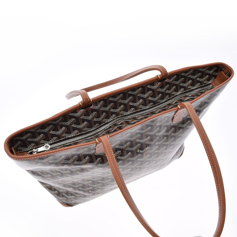 ゴヤールアルトワ PM 黒/茶 ユニセックス トートバッグ GOYARD 中古