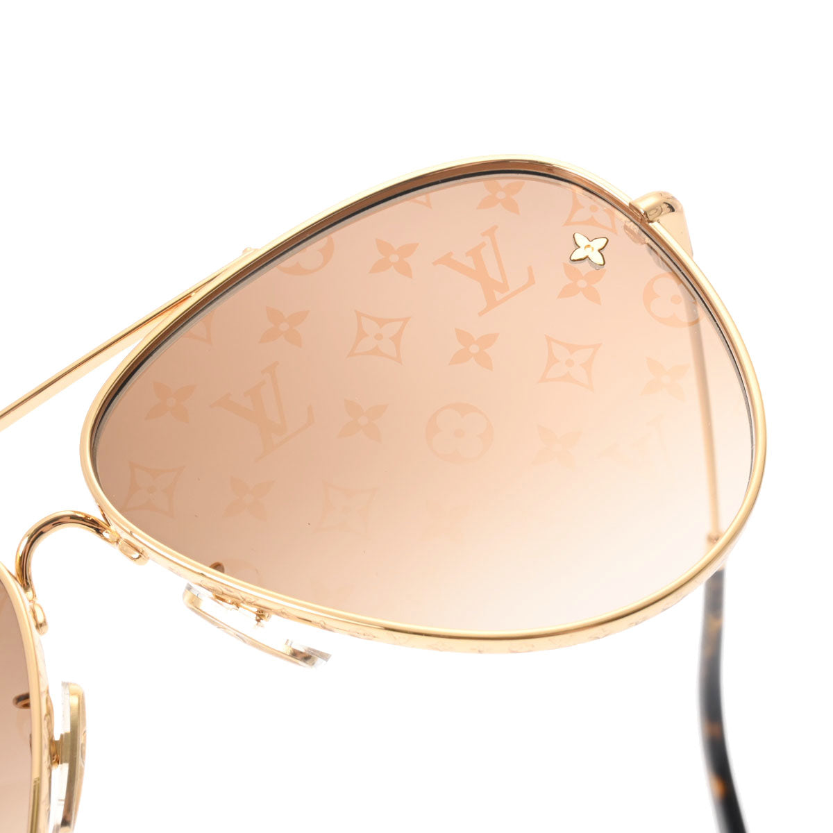 ルイヴィトンLVパイロット ティアドロップ グラデーションブラウン