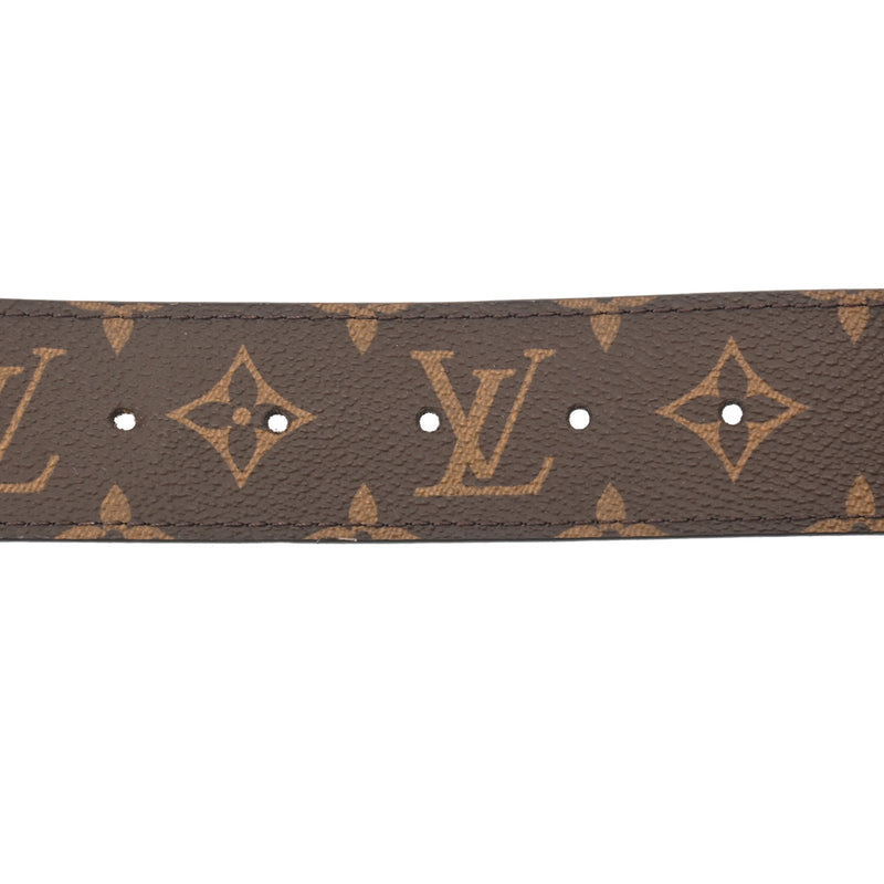 ルイヴィトンベルト・LV ピラミッド 40MM 14145 ブラウン/黒 メンズ