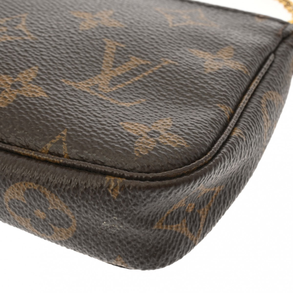 ルイヴィトンミニ ポシェット アクセソワール 14145 ブラウン