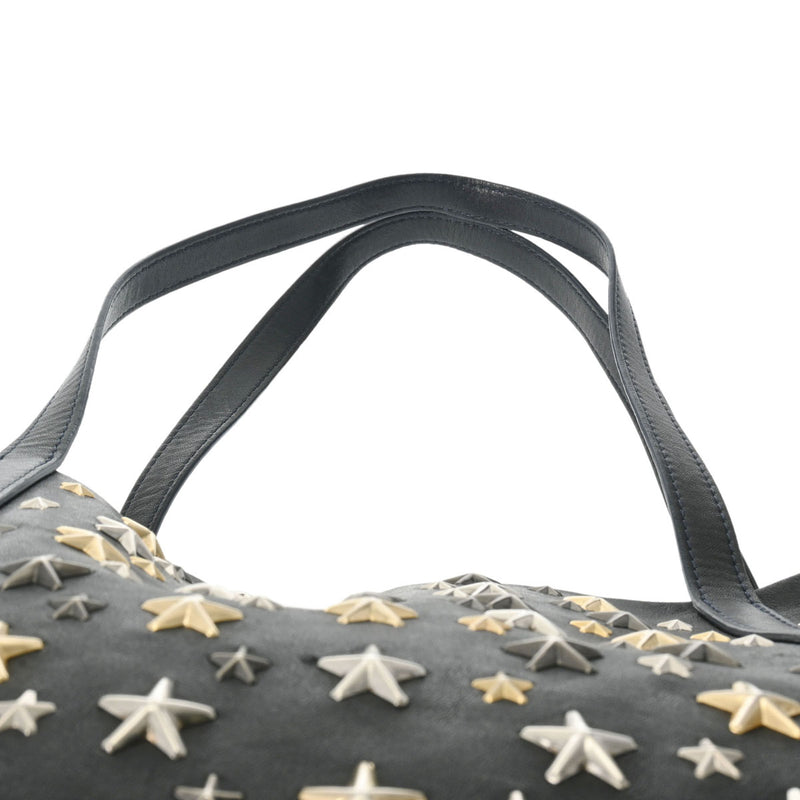 ジミーチュウ スタースタッズ ブラック レディース レザー トート