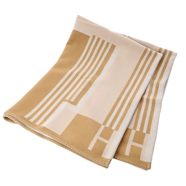 エルメスブランケット アヴァロン ベージュ レディース ブランド小物