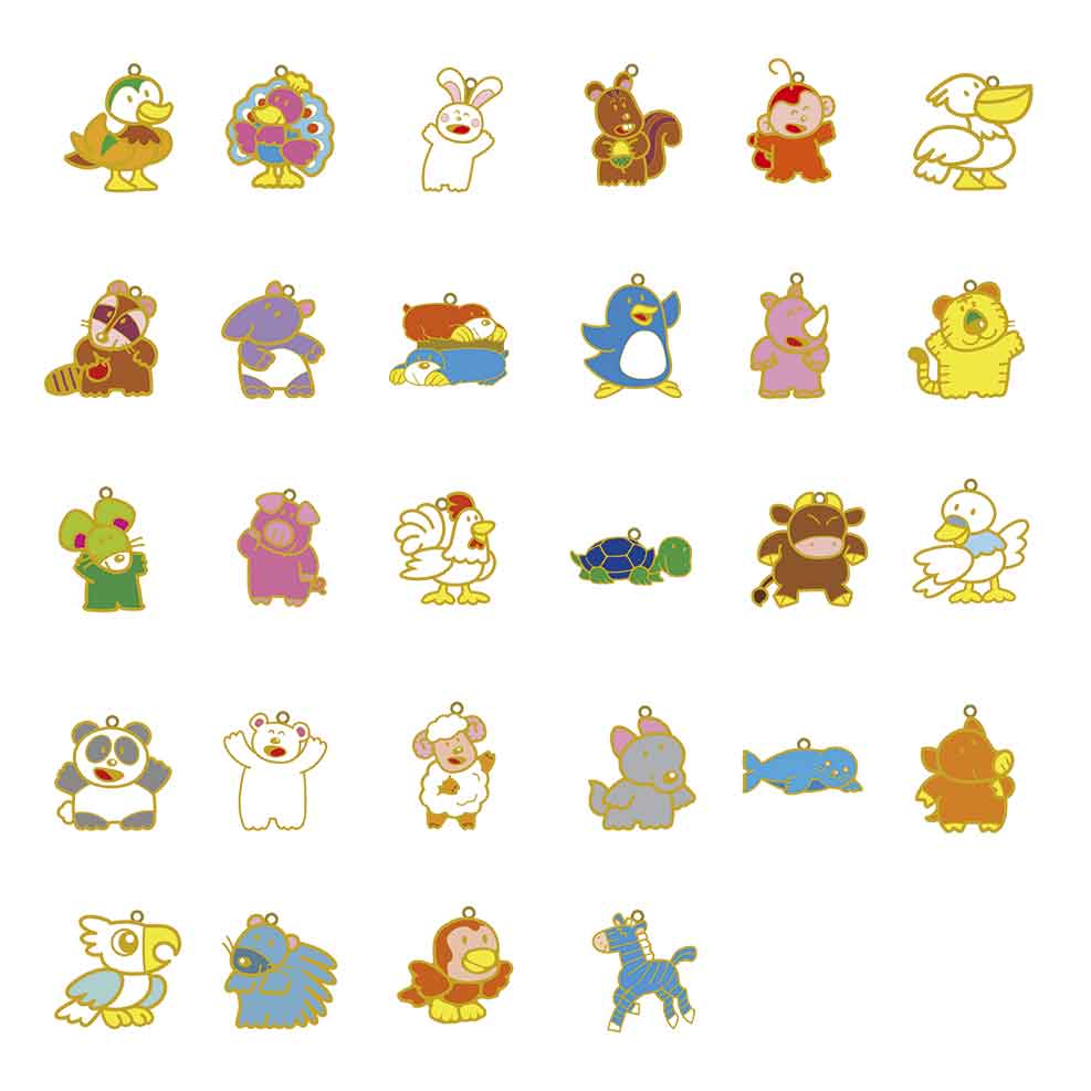 LAND24】メタルチャーム （56種ランダム）– ギンビス・マーケット