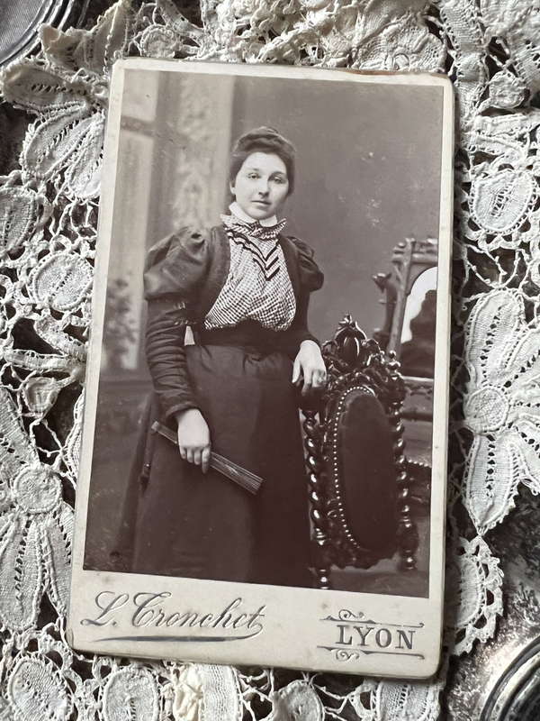 名刺版写真 カルトドヴィジット – France Antique 銀色アンティーク