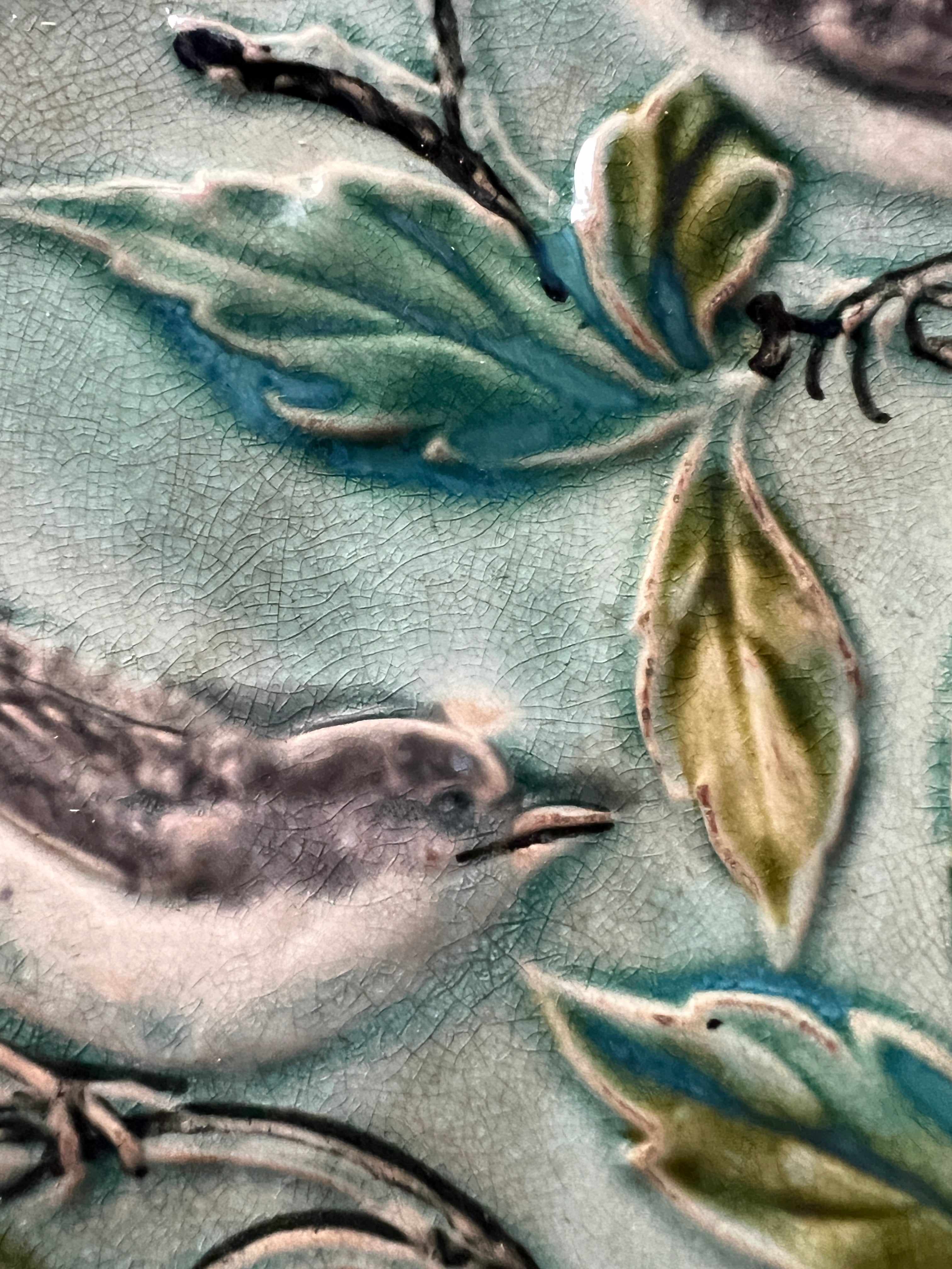 小鳥と木の実のバルボティーヌ – France Antique 銀色アンティーク