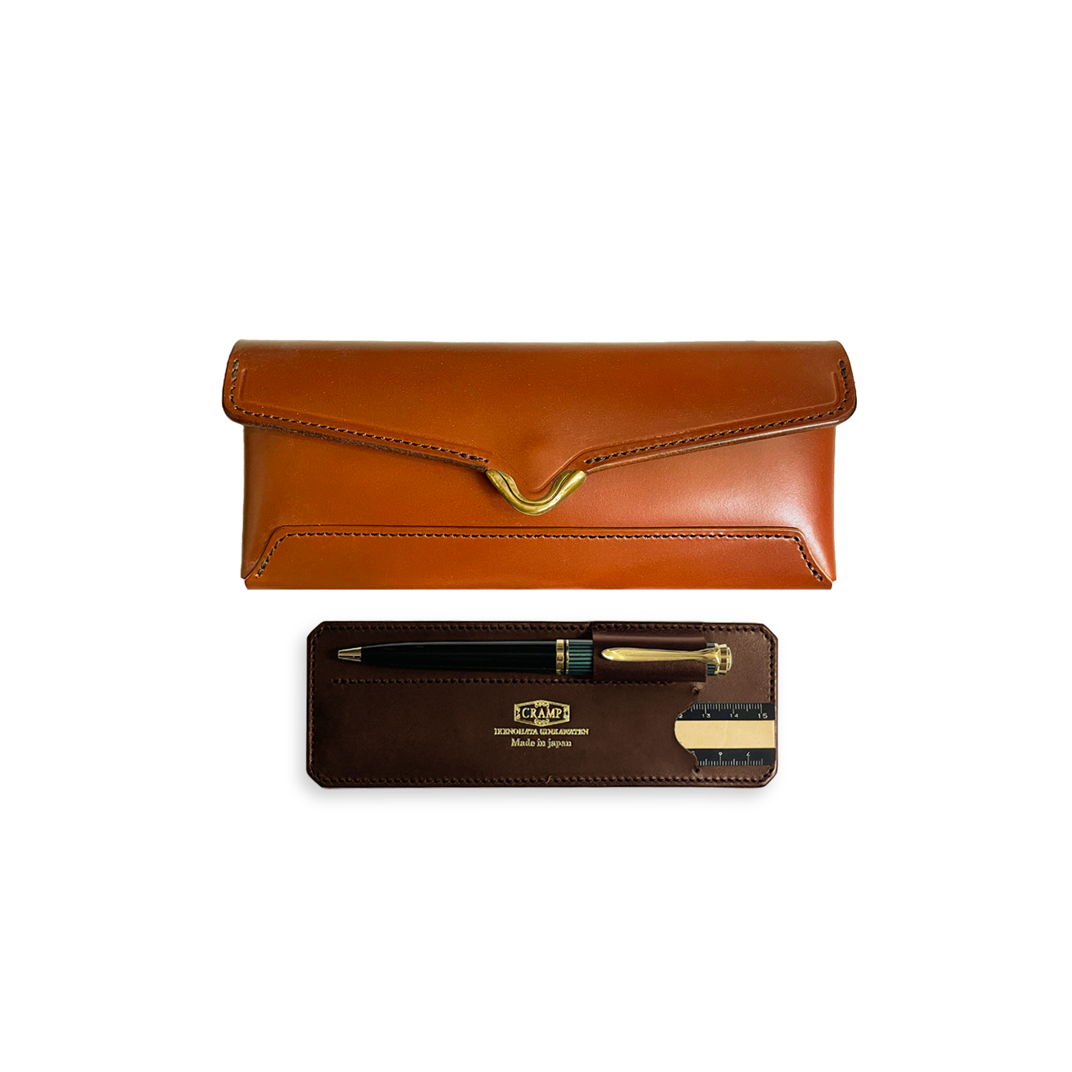 Cramp by 池之端銀革店 | Cramp【UKブライドルレザー】フロント金具