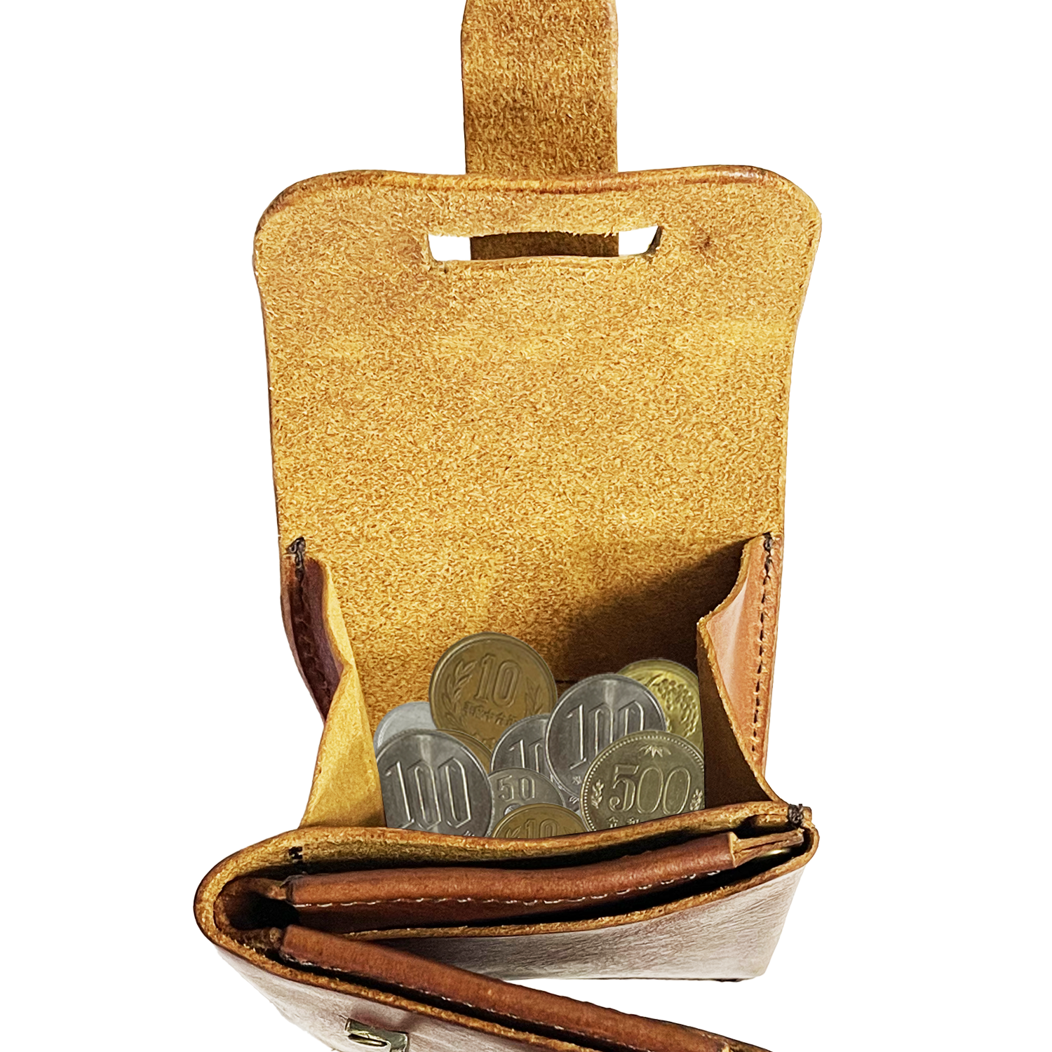 Haru イタリアンレザー ギャルソンコンパクトウォレット【HC-536