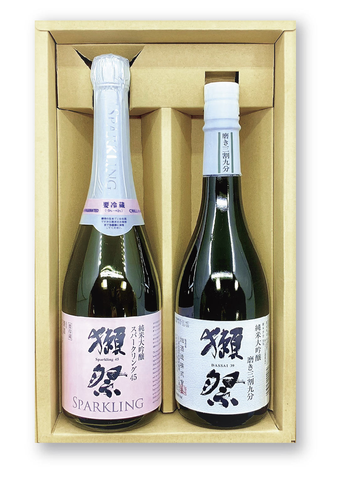 獺祭 スパークリング45・39セット｜しあわせギフト工房 まつもと