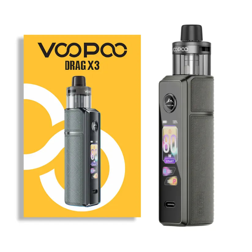 VOOPOO Drag X3 Kit | 80W Touchscreen Pod Mod At Giant Vapes!