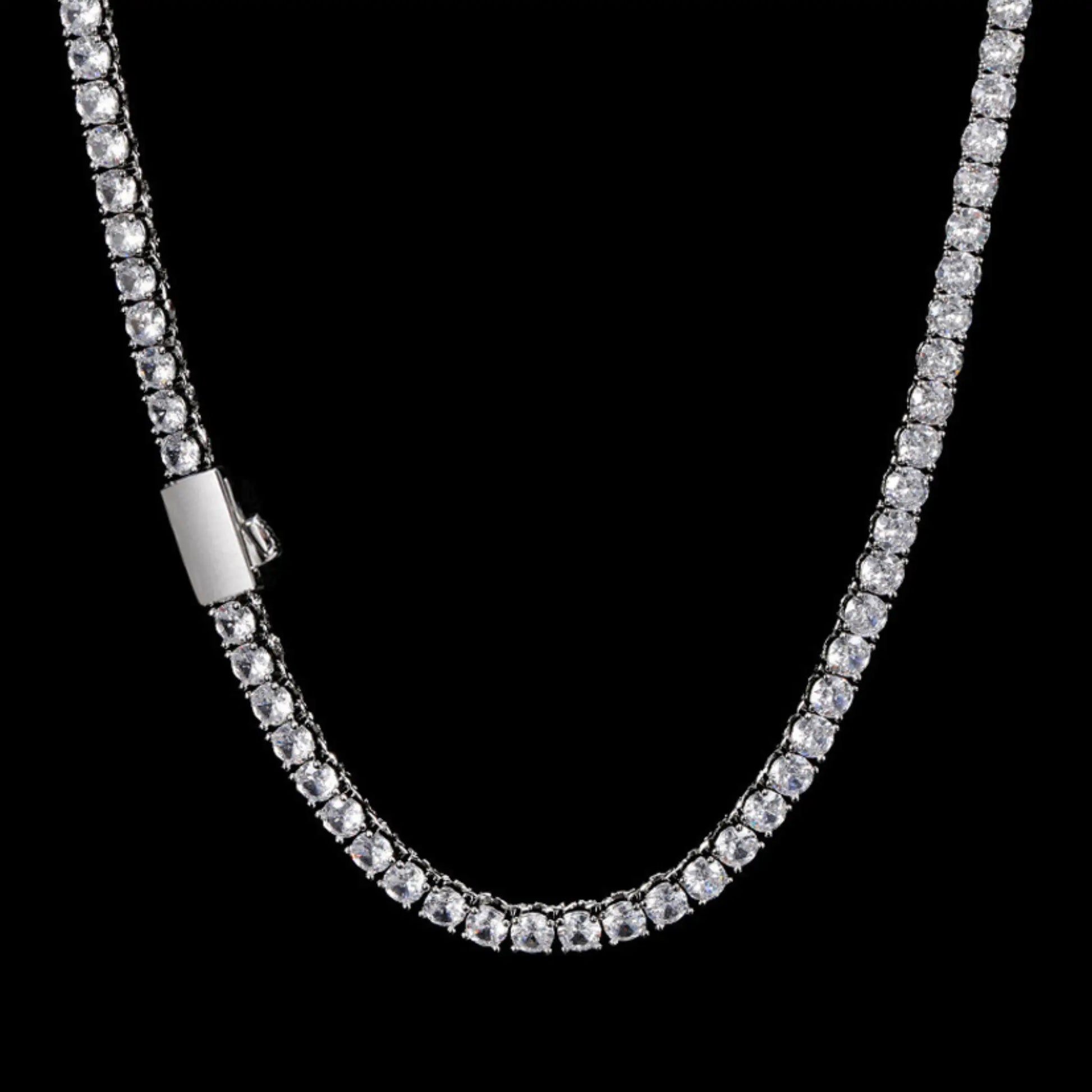 シルバー テニスチェーン ネックレス – GILA JEWELZ