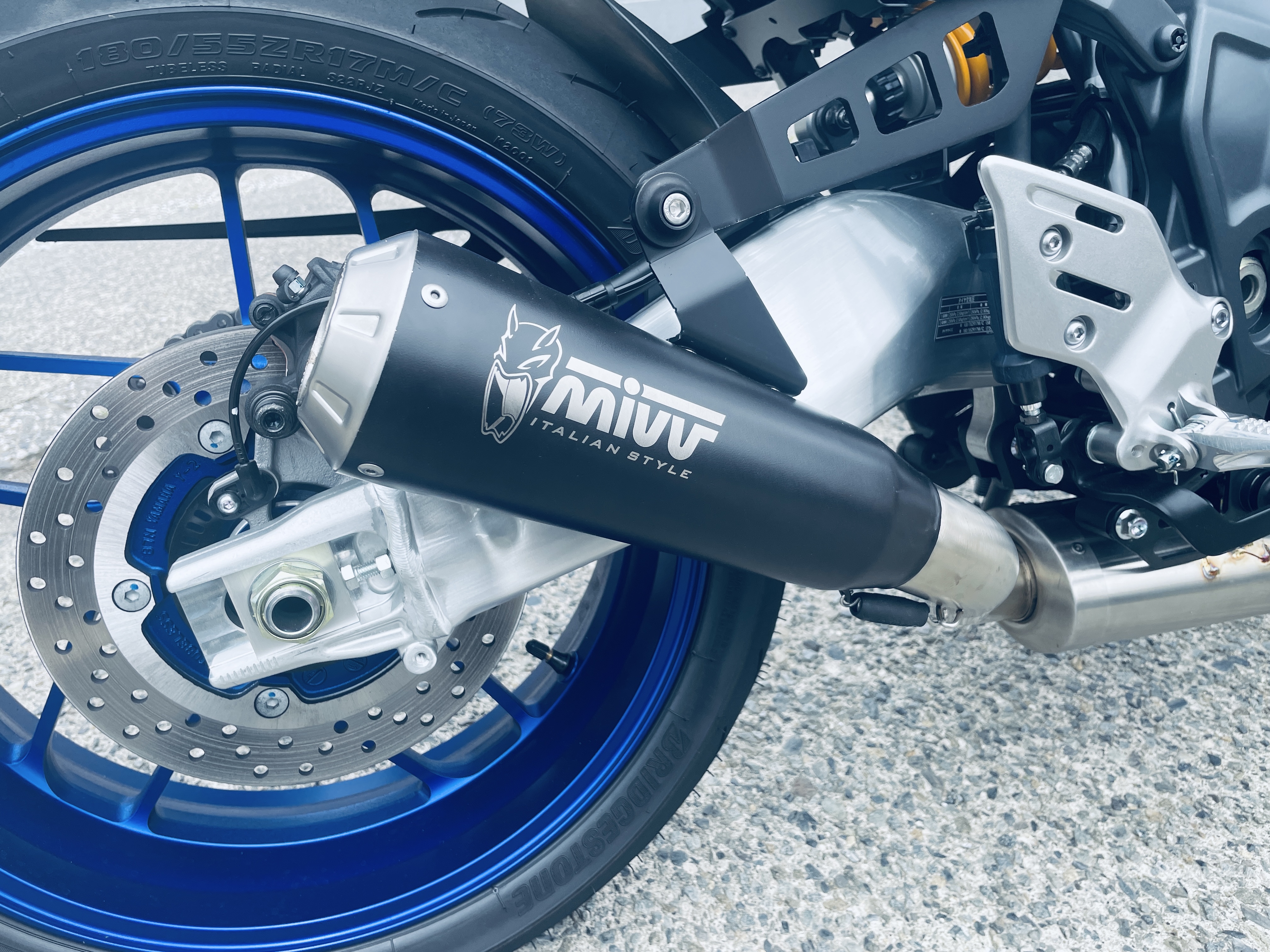 車検対応 Mivv MT-09/SP 21-23 JMCA認証 フルシステム ブラックステンレス